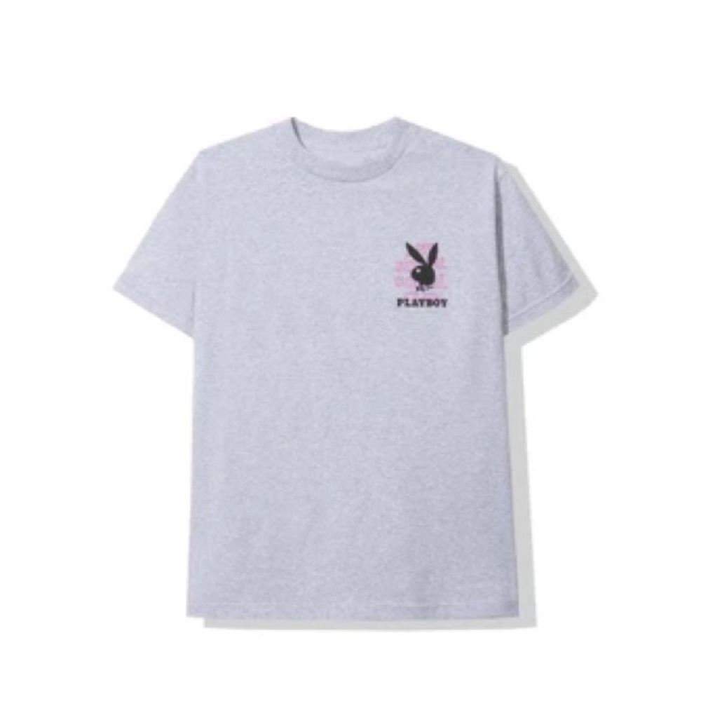 ANTI SOCIAL SOCIAL CLUB PLAYBOY LOGO TEE GREY